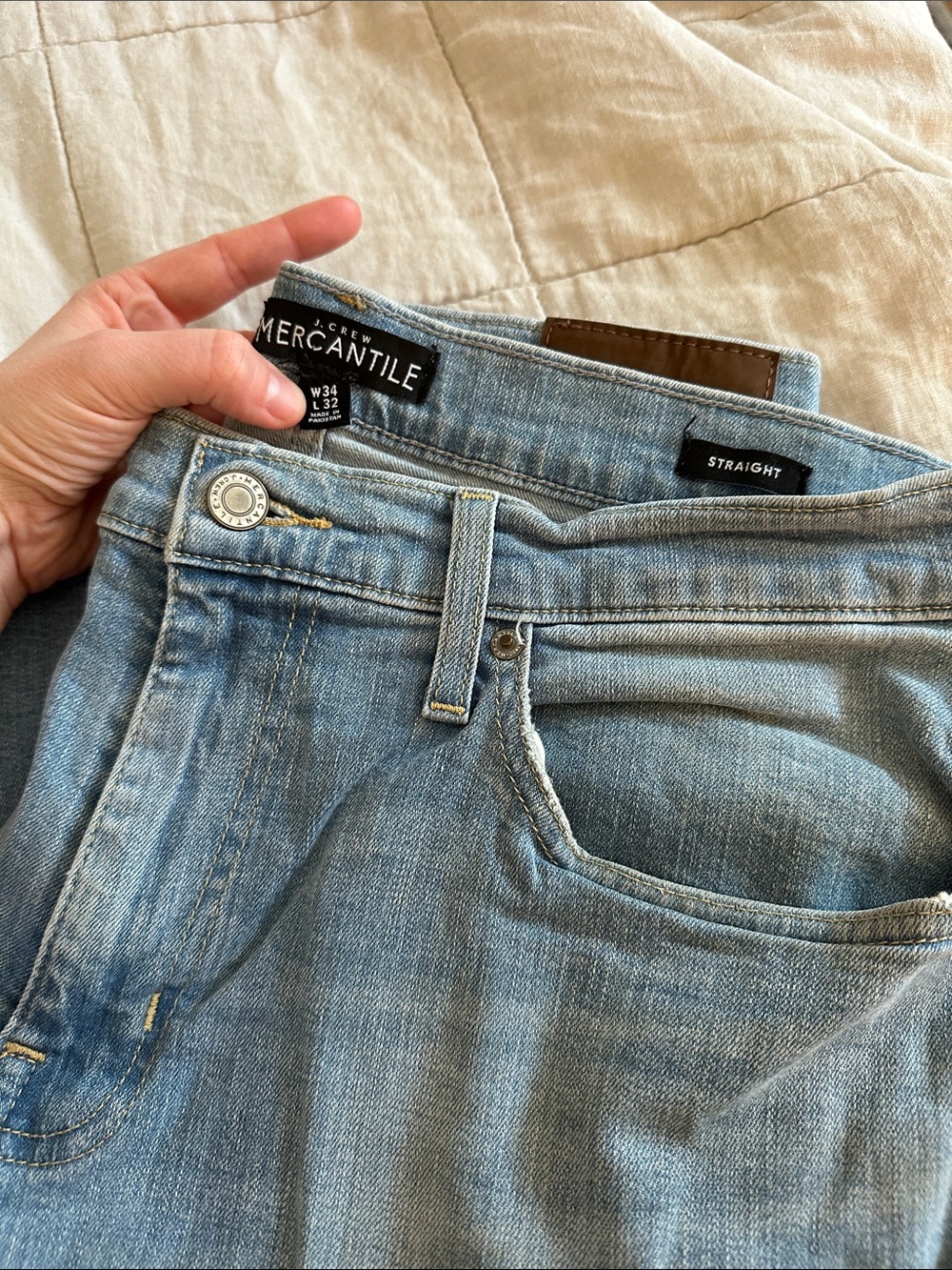 Jcrew mercantile light denim jeans